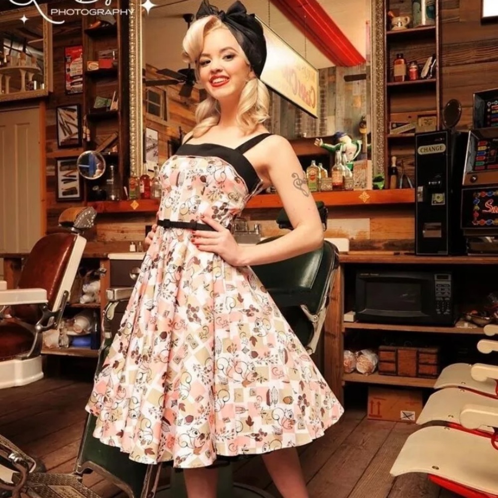 NWT pinup couture squirrel medium dress M🦄N